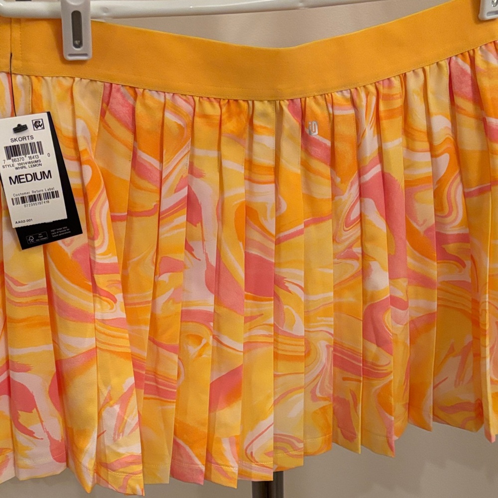 New With Tags Multi Colored Pleated Skort for Pickelball or Tennis - Picture 4 of 5